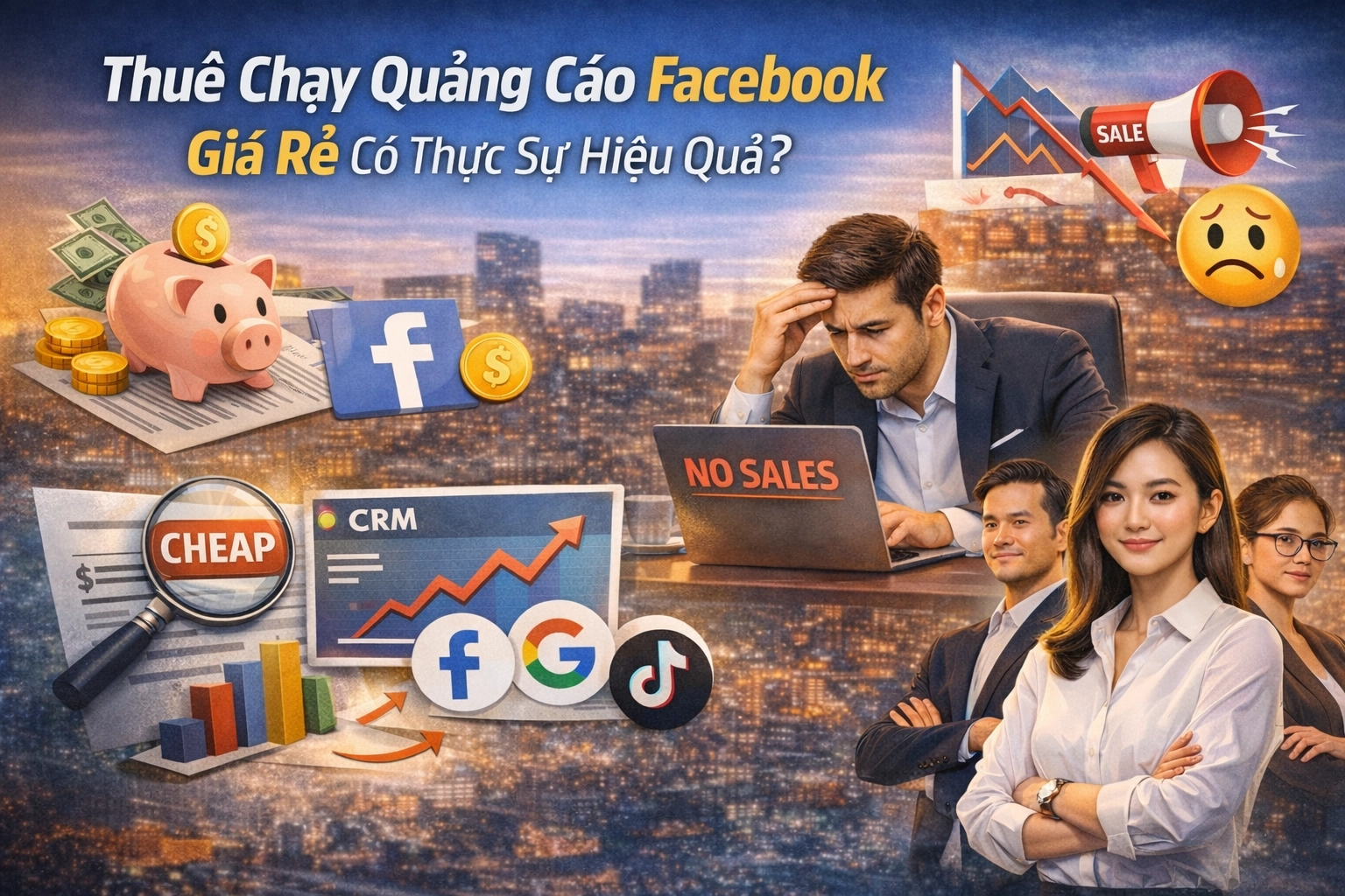 Thuê chạy quảng cáo Facebook giá rẻ có thực sự hiệu quả?