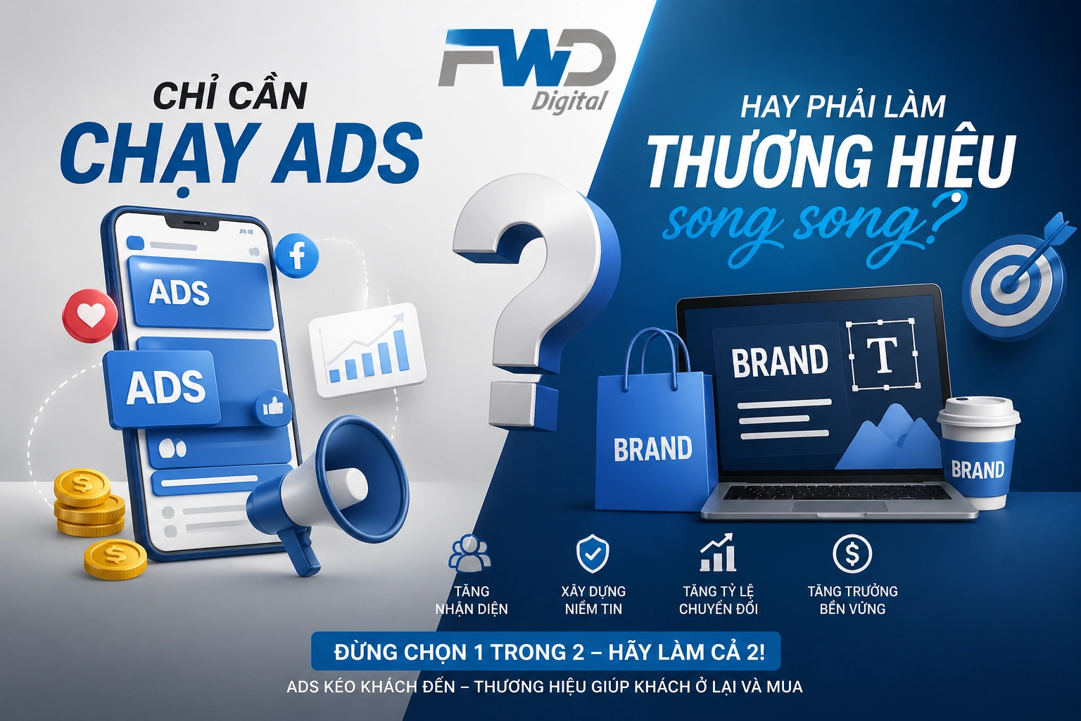 Chỉ chạy quảng cáo bất động sản hay cần làm thương hiệu song song để tăng tỷ lệ mua?